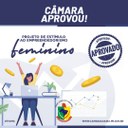 CÂMARA APROVA PROJETO DE EMPREENDEDORISMO FEMININO