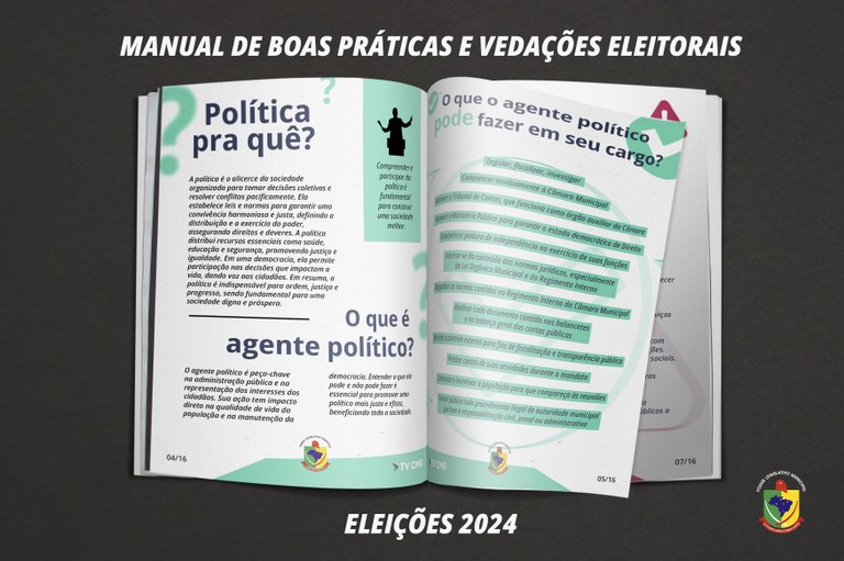 CÂMARA LANÇA MANUAL DE BOAS PRÁTICAS PARA AS ELEIÇÕES 2024