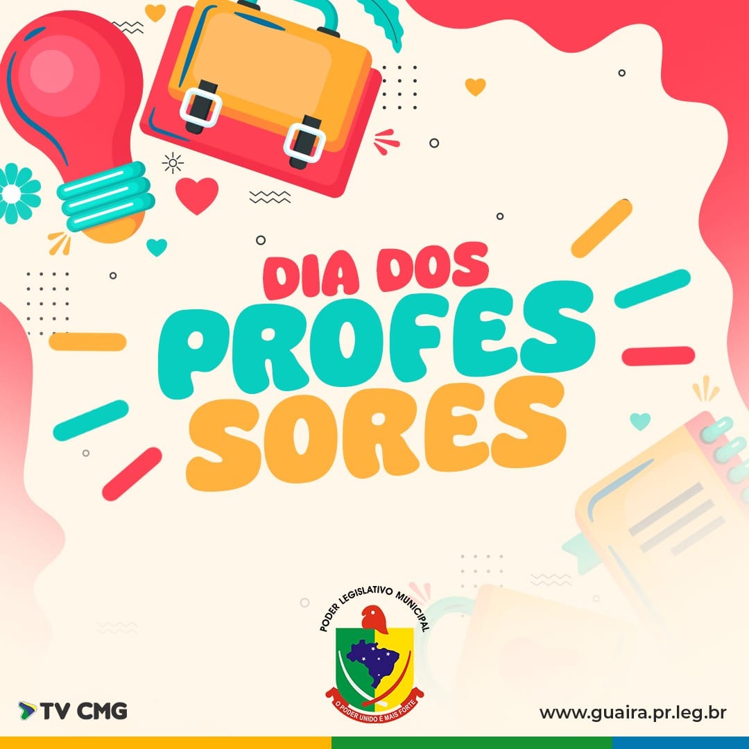 PARABÉNS, PROFESSORES!