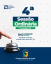 SAIBA O QUE SERÁ VOTADO NA 4ª SESSÃO ORDINÁRIA