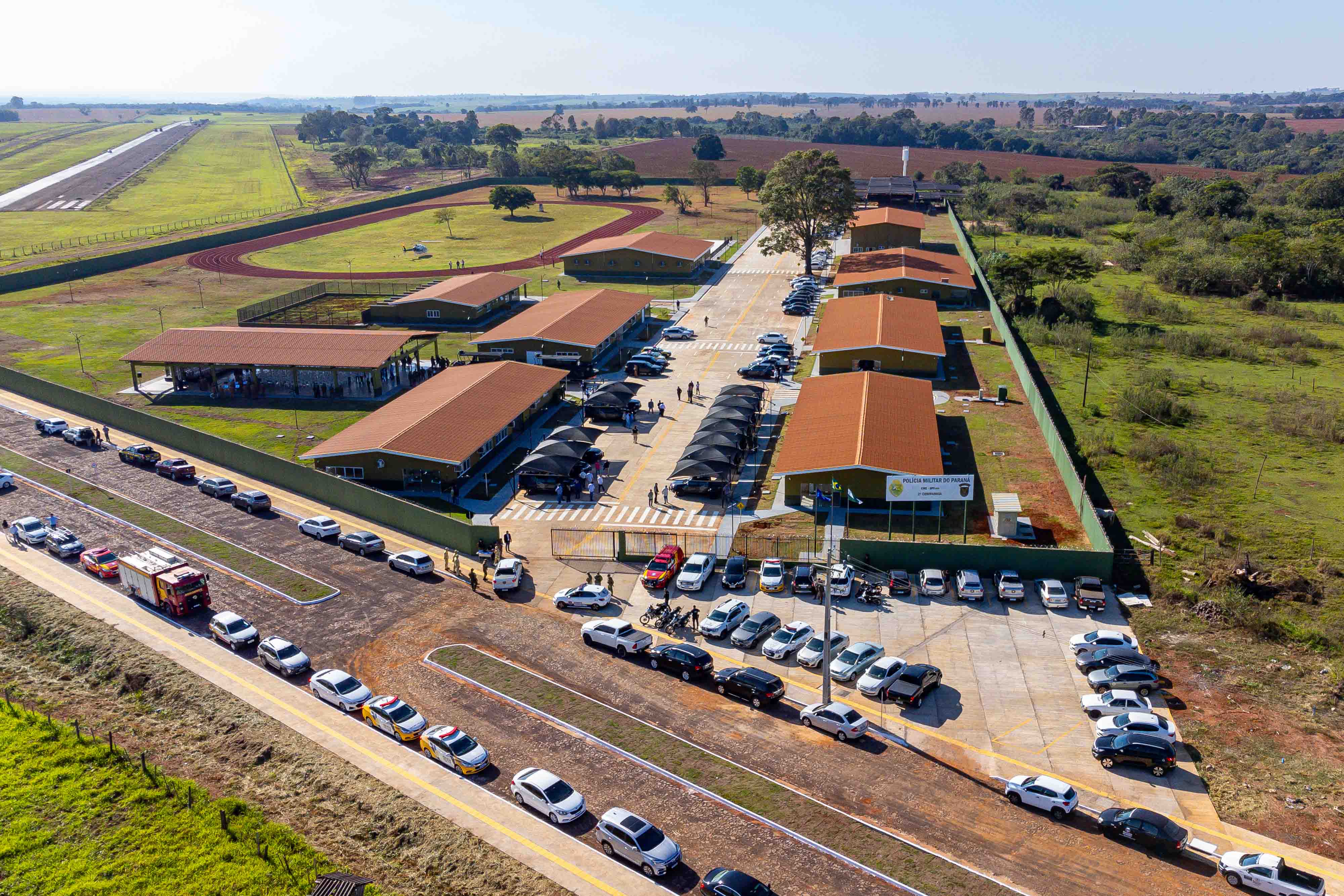 SEGURANÇA NA FRONTEIRA É REFORÇADA COM NOVA SEDE DO BPFRON EM GUAÍRA